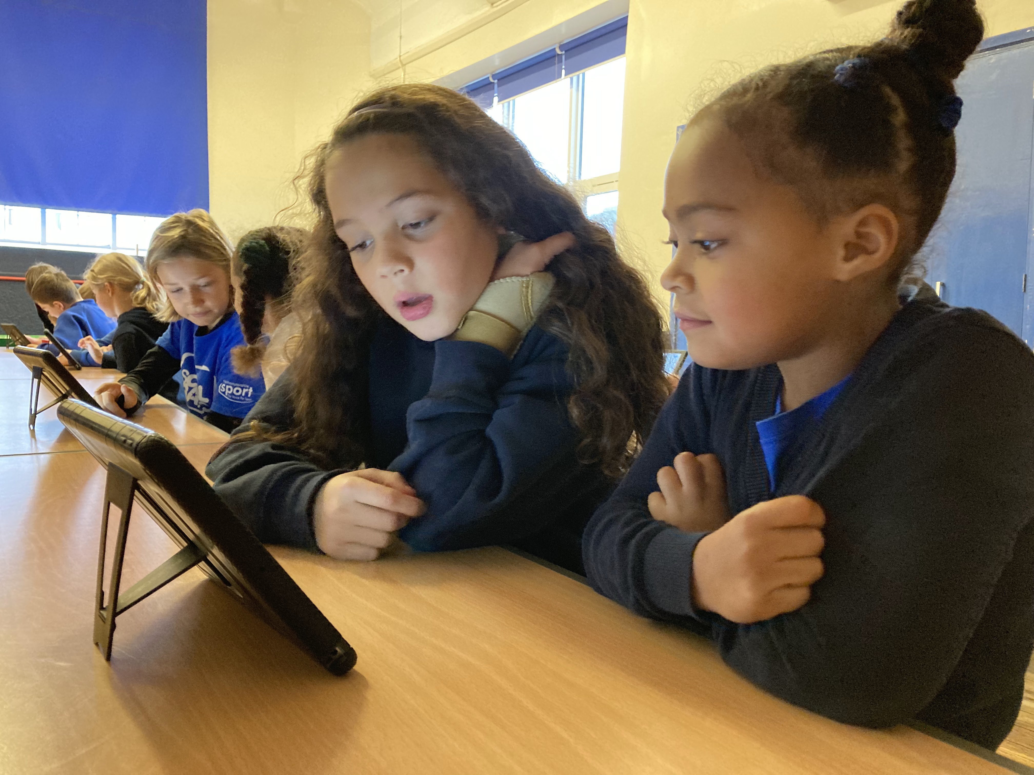 Children Learning with Tablet Devices Children Learning with Tablet Devices